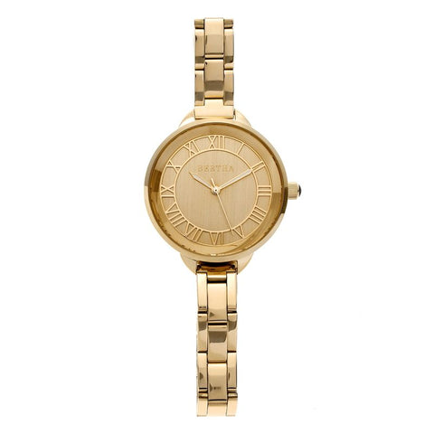 Bertha Madison Sunray Dial Bracelet Watch - Gold BTHBR6702
