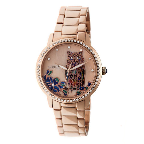 Bertha Madeline MOP Bracelet Watch - Rose Gold BTHBR7103