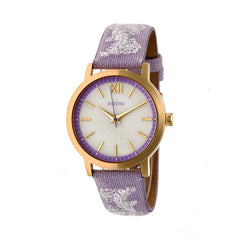 Bertha Penelope MOP Leather-Band Watch - Lavender  BTHBR7303