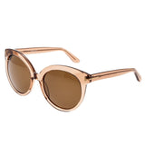 Bertha Violet Polarized Sunglasses - Rose/Brown BRSBR012G