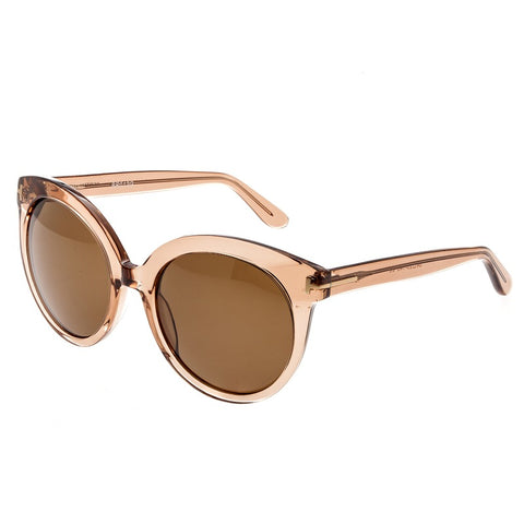 Bertha Violet Polarized Sunglasses - Rose/Brown BRSBR012G