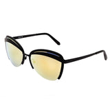 Bertha Aubree Polarized Sunglasses - Black/Yellow BRSBR017B