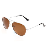 Bertha Brooke Polarized Sunglasses - Silver/Brown BRSBR018S