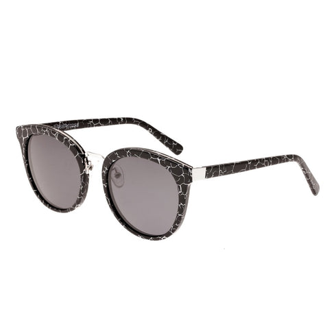 Bertha Lucy Polarized Sunglasses - Black Marble/Black BRSBR022SB