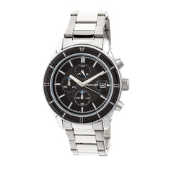 Breed Maverick Chronograph Bracelet Watch w/Date - Silver