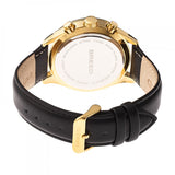 Breed Maverick Chronograph Leather-Band Watch w/Date - Gold/Black BRD7506