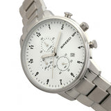 Breed Holden Chronograph Bracelet Watch w/ Date - Silver BRD7801