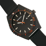 Breed Ranger Leather-Band Watch w/Date - Black BRD8007