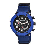 Breed Decker Nylon-Band Chronograph Men's Watch-Blue BRD1502