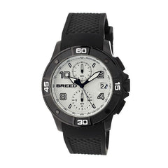 Breed Raylan Chronograph Men's Watch w/ Date-Black/White