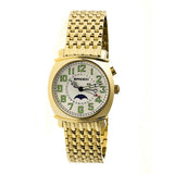 Breed Ray Moon-Phase Men's Bracelet Watch w/ Date-Gold/Silver BRD6503