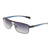 Breed Taurus Titanium and Carbon Fiber Polarized Sunglasses - Brown/Blue BSG005BN