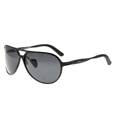 Breed Earhart Aluminium Polarized Sunglasses - Black/Black BSG011BK