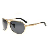 Breed Earhart Aluminium Polarized Sunglasses - Gold/Black BSG011GD
