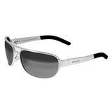 Breed Xander Aluminium Polarized Sunglasses - Silver/Silver BSG014SR