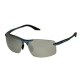 Breed Lynx Aluminium Polarized Sunglasses - Blue/Silver BSG015BL