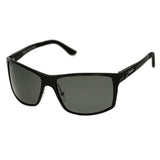 Breed Kaskade Aluminium Polarized Sunglasses - Black/Black BSG016BK