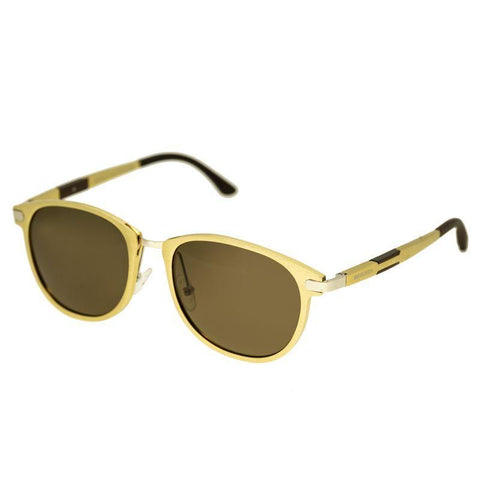 Breed Orion Aluminium Polarized Sunglasses - Gold/Brown BSG020GD