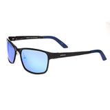 Breed Hydra Aluminium Polarized Sunglasses - Black/Blue BSG022BK
