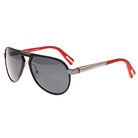 Breed Octans Titanium Polarized Sunglasses - Black/Black BSG028BK