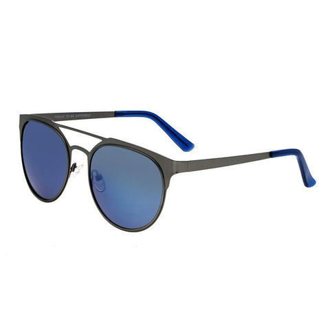Breed Mensa Titanium Polarized Sunglasses - Gunmetal/Blue BSG037GM