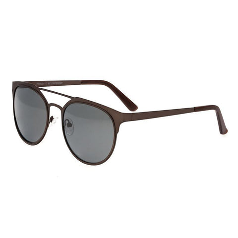 Breed Mensa Titanium Polarized Sunglasses - Brown/Black BSG037BN