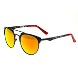 Breed Hercules Titanium Polarized Sunglasses - Black/Red-Yellow BSG039BK