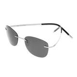 Breed Adhara Polarized Sunglasses - Silver/Black BSG043SL