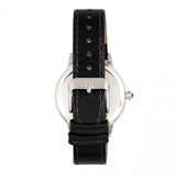 Bertha Adaline Mother-Of-Pearl Leather-Band Watch - Black BTHBR8201