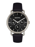 Bertha Gwen Leather-Band Watch w/Day/Date - Black BTHBR8304