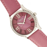 Bertha Sadie Mother-of-Pearl Leather-Band Watch - Pink BTHBR8402