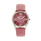 Bertha Sadie Mother-of-Pearl Leather-Band Watch - Pink BTHBR8402