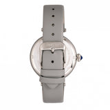 Bertha Rosie Leather-Band Watch - Silver/Grey BTHBR8801