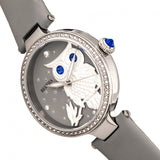 Bertha Rosie Leather-Band Watch - Silver/Grey BTHBR8801