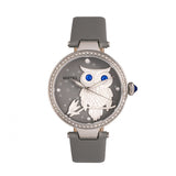 Bertha Rosie Leather-Band Watch - Silver/Grey BTHBR8801