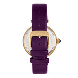 Bertha Rosie Leather-Band Watch - Gold/Purple BTHBR8804