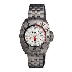Bull Titanium Robust Men's Swiss Bracelet Watch - White