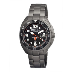 Bull Titanium Matador Men's Swiss Bracelet Watch - Black BULMD002
