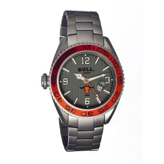 Bull Titanium Hereford Men's Swiss Bracelet Watch - Grey BULHR003