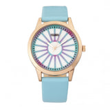 Crayo Electric Leatherette Strap Watch - Light Blue CRACR5002