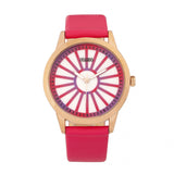 Crayo Electric Leatherette Strap Watch - Hot Pink CRACR5004