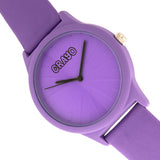 Crayo Splat Leatherette Strap Watch - Purple CRACR5307