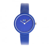 Crayo Blade Leatherette Strap Watch - Blue CRACR5404