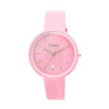 Crayo Easy Leather-Band Unisex Watch w/ Date - Pink CRACR2408