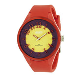 Crayo Burst Ladies Watch - Red/Yellow CRACR3201