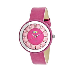 Crayo Celebration Leather-Band Watch - Pink CRACR3402