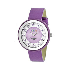 Crayo Celebration Leather-Band Watch - Lavender CRACR3407