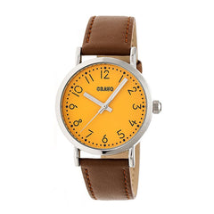 Crayo Pride Leather-BandWatch - Orange CRACR3802