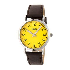 Crayo Pride Leather-BandWatch - Yellow CRACR3803