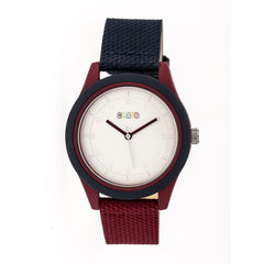 Crayo Pleasant Quartz Watch - Navy/Maroon CRACR3906